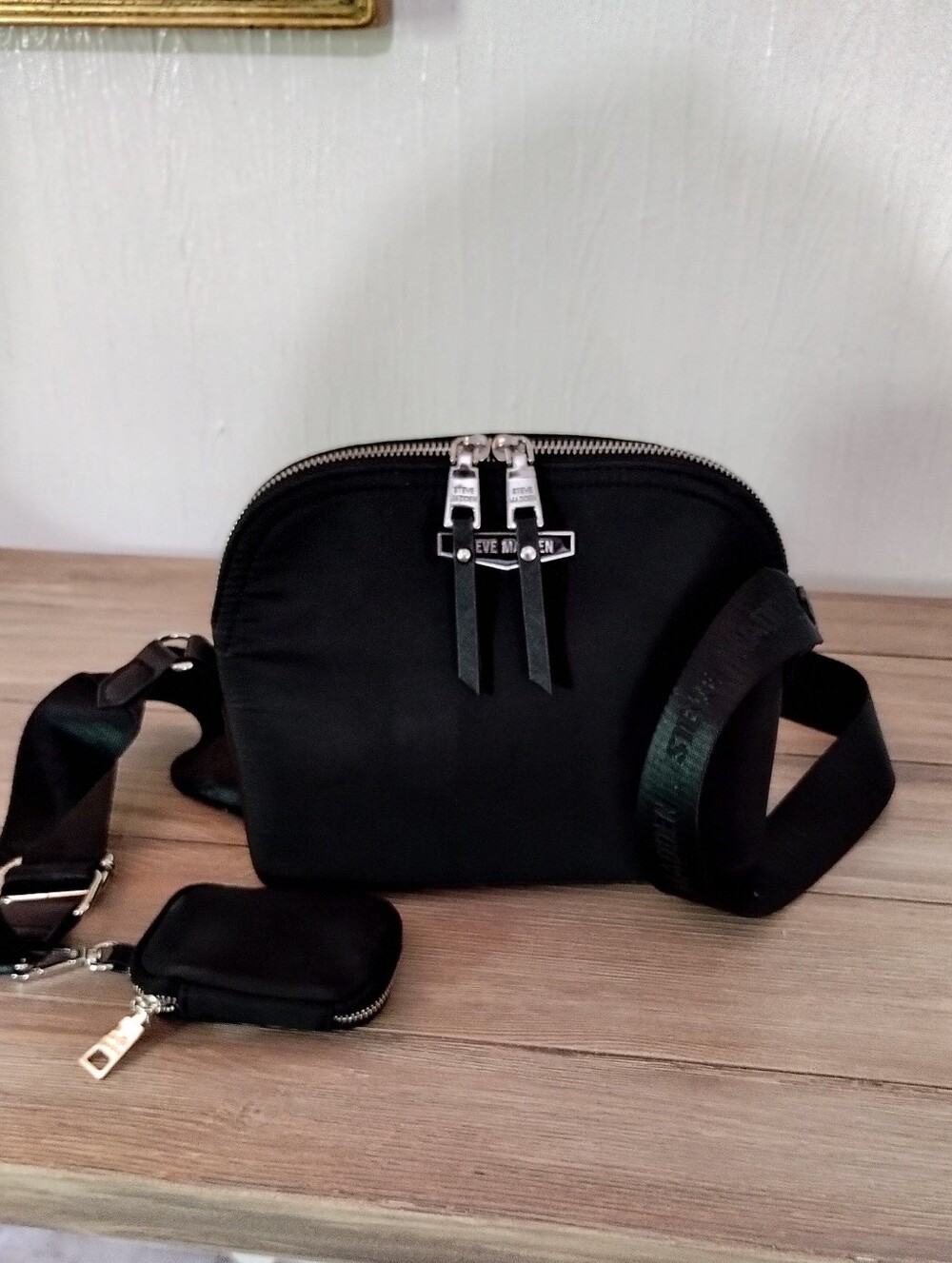 Steve Madden Bmaggie Nylon Crossbody with Detachable Pouch - Picture 4 of 10